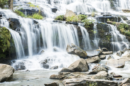 Mae Ya waterfall Chiang Mai, Thailand.の写真素材