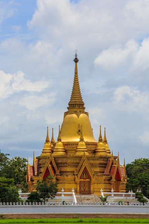 Thailand Buddhist pagoda in the temple at Phetchaburiiの写真素材