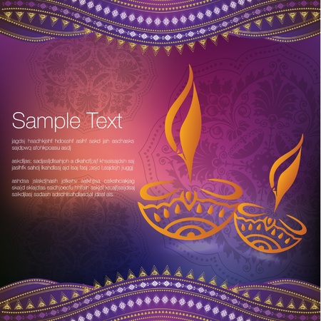 Diwali Greetingのイラスト素材