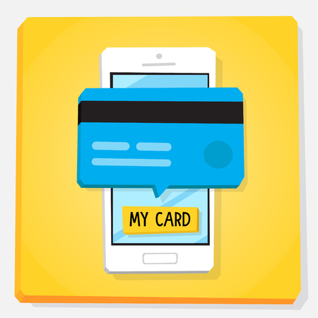 Smartphone 3d isometry flat design vector illustration. Withdrawal or input money, currency exchange, goods and services payment, transfer with bank credit card. Digital finance. Banking mobile app.のイラスト素材