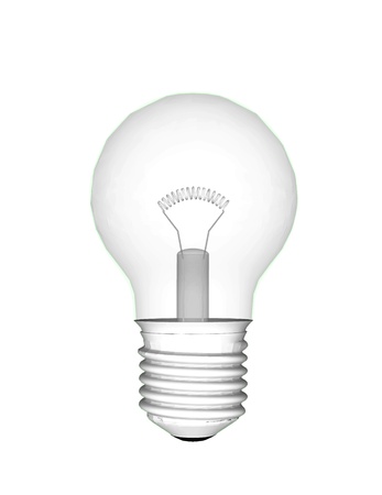 the illustration of incandescent bulpの写真素材