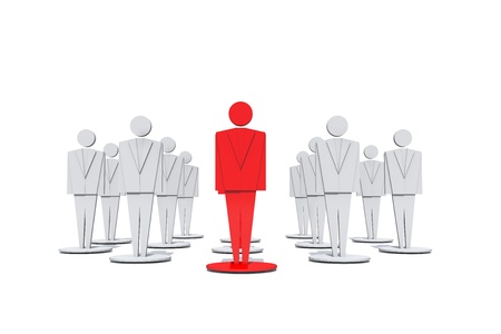 the icon of leadershipの写真素材