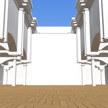 board in the museumの写真素材