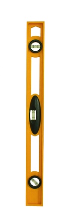 the isolated of water level measurementの写真素材