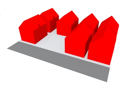 factory in the factory landの写真素材