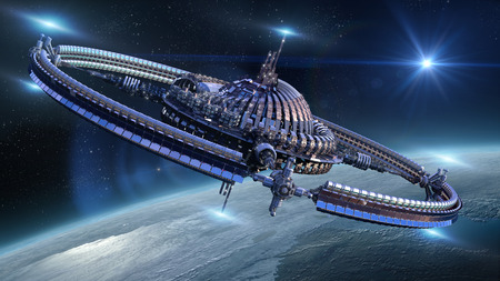 Photo Of Interstellar Spaceship With Id 40118596 Royalty Free Image Stocklib
