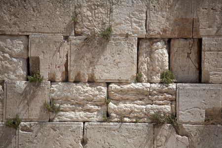 Western wall fragment, Jerusalem, Israelの写真素材