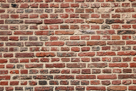 Brick wall old exteriorの写真素材