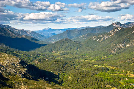 A panorama of the National Park of Cazorla, Spainの写真素材