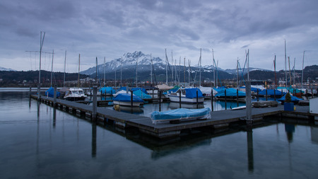 Luzern lake の写真素材