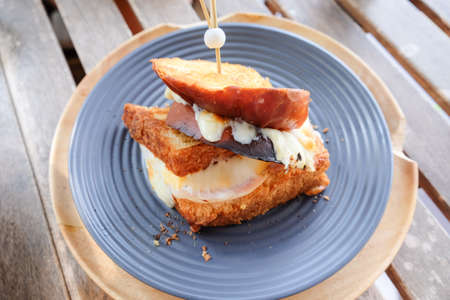 Ham and cheese sandwich