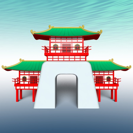 Japan's legendary Palaceの写真素材