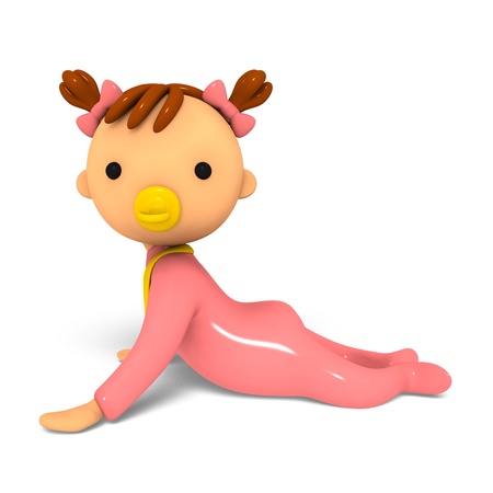 Baby to crawlの写真素材