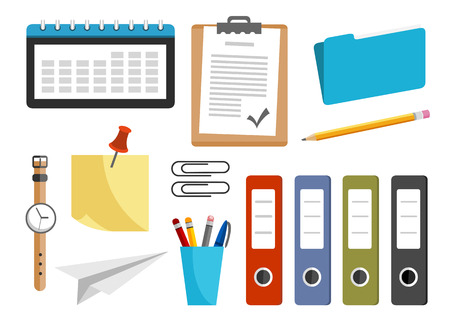 office infographicsのイラスト素材