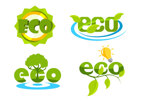 ecology eco bioのイラスト素材