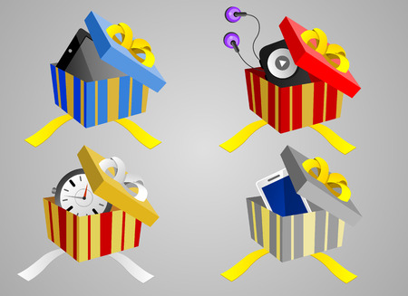 christmas giftsのイラスト素材