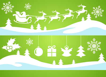 christmas reindeerのイラスト素材