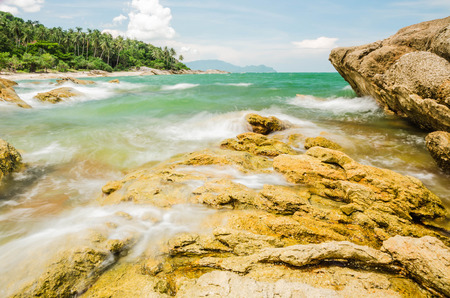 Sea and suny beach in Thailand nature viewの写真素材