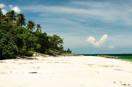 Sea and suny beach in Thailand nature viewの写真素材
