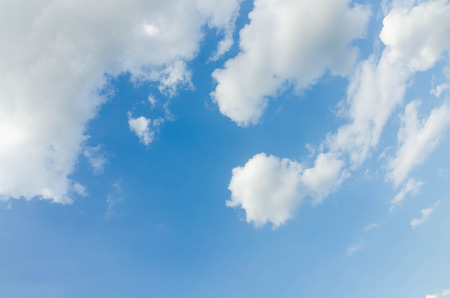 Blue sky and cloudyの写真素材