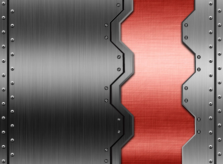 Metal background or texture of brushed steel plate with reflections Iron plate and shinyの写真素材