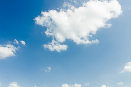 Blue sky and cloudyの写真素材