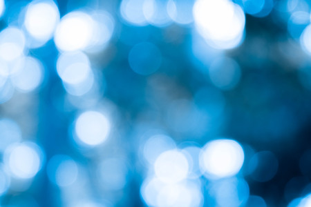 Lights on blue background