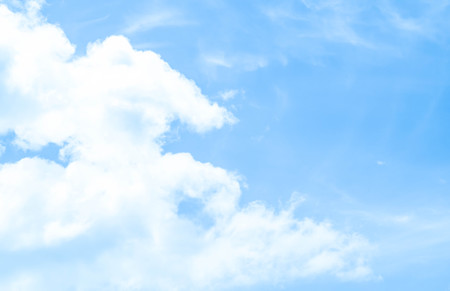 Blue sky with cloudのeditorial素材