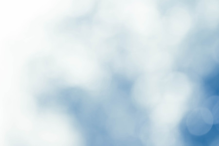 Blue bokeh abstract light backgroundの写真素材