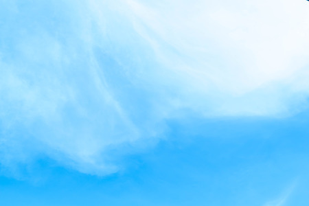 Blue sky with cloudの写真素材