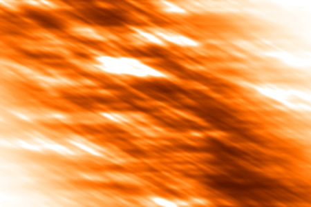 Bright orange background with reflection