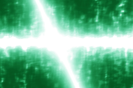 Bright green background abstract with reflectionの写真素材