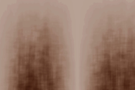 Brown bright background with reflectionの写真素材