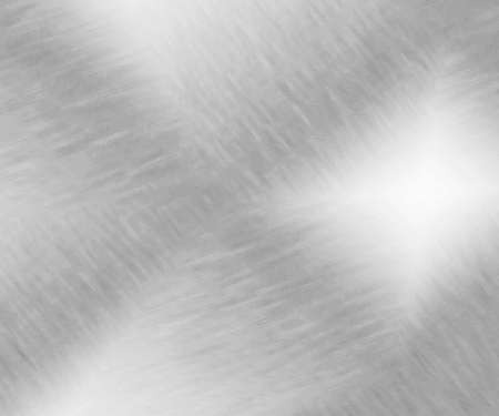 Metal background or texture of brushed steel plate with reflections Iron plate and shiny