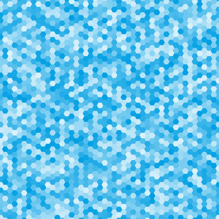 Abstract background made of small light blue hexagonsのイラスト素材