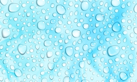 Light blue background with stains and water dropsのイラスト素材