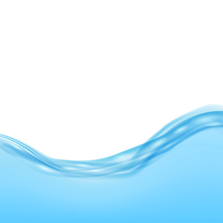Background with blue waves of waterのイラスト素材