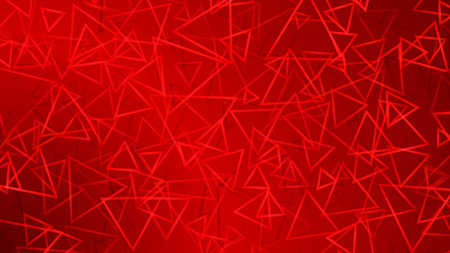 Abstract background of small triangles in red colorsのイラスト素材