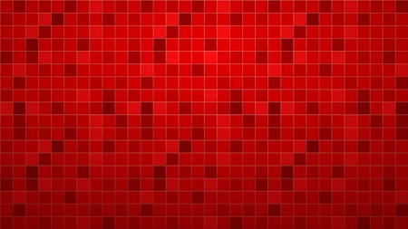 Abstract background of tiles in red colorsのイラスト素材