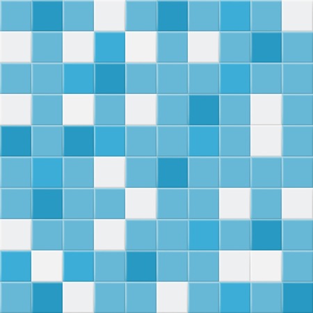Abstract background or seamless pattern of tiles in light blue and white colorsのイラスト素材