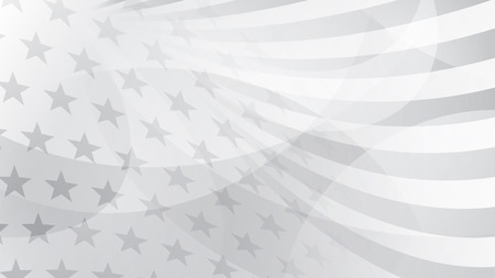 Independence day abstract background with elements of the American flag in gray colorsのイラスト素材