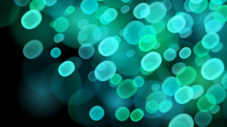 Abstract background with bokeh effects in light blue colorsのイラスト素材