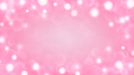 Abstract light background with bokeh effects in pink colorsのイラスト素材