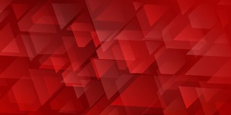 Abstract  of intersecting triangles and polygons in red colorsのイラスト素材