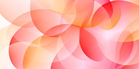 Abstract colorful background made of curved lines in pink and red colorsのイラスト素材