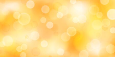 Abstract background with bokeh effects in yellow colorsのイラスト素材