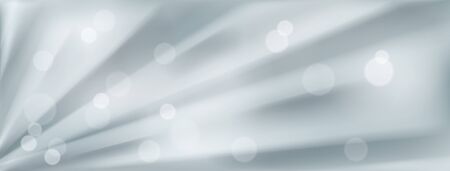 Abstract background with radial rays or folds and bokeh effects in gray colorsのイラスト素材