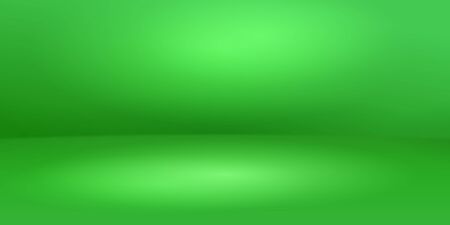 Empty studio background with soft lighting in green colorsのイラスト素材