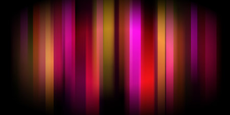 Abstract background with glowing vertical colorful stripes in red colorsのイラスト素材