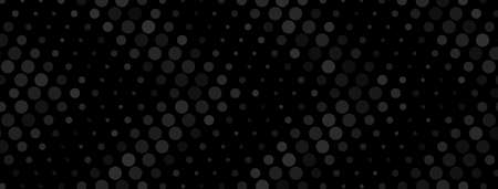 Abstract halftone background made of dots of different sizes in black colorsのイラスト素材